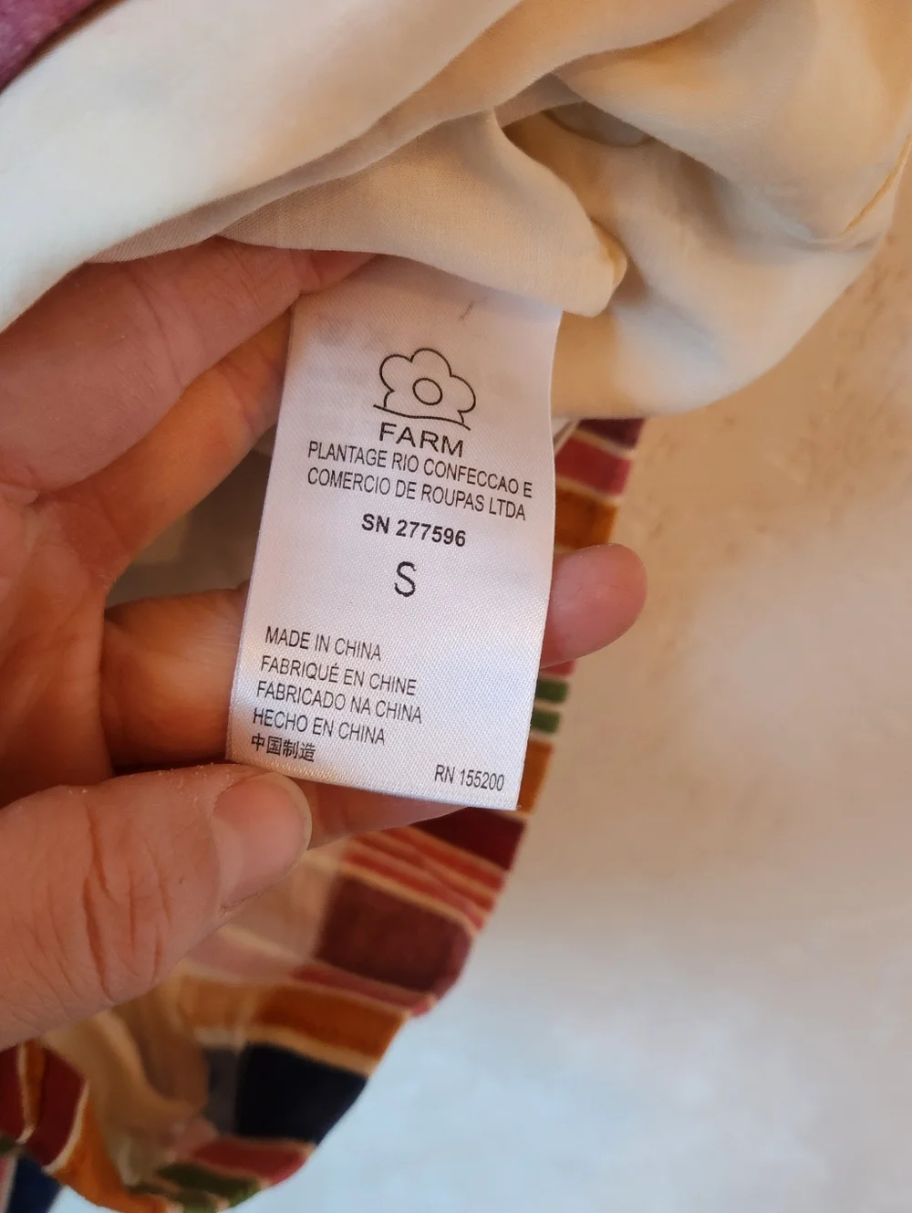 FARM Rio Reyes Linen Striped Romper - Picture 8 of 9